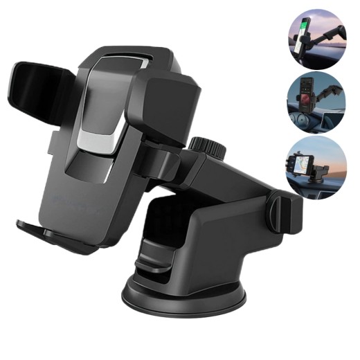Suporte Carro Celular GPS Universal Painel e Parabrisa Resistente